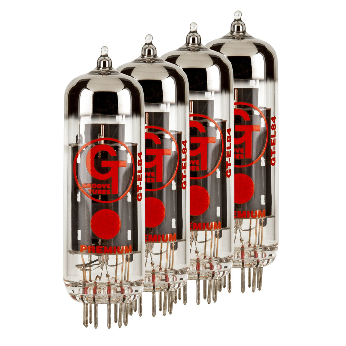 

Fender Groove Tubes GT EL84 Tube for Medium-Power Amplifiers, 4-Pack