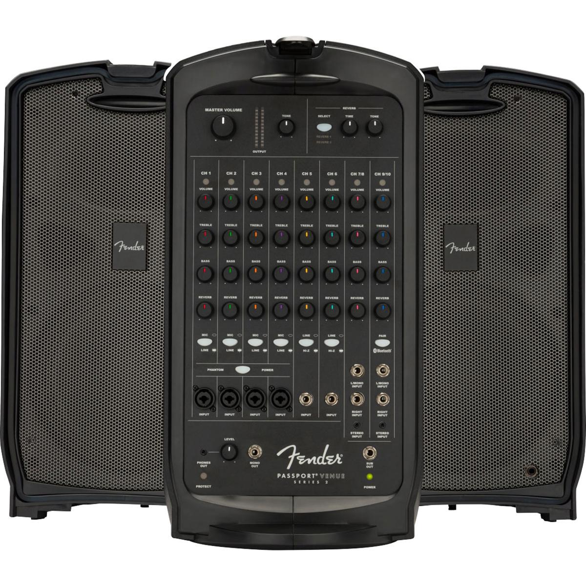 

Fender Passport Venue Series 2 600W 10-Channel Portable PA System with Bluetooth
