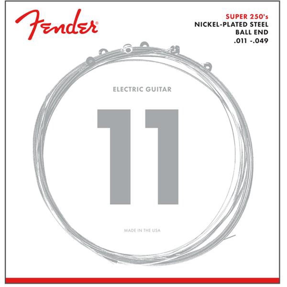 

Fender Super 250M Medium Electric Guitar Strings, Set of 6 Strings