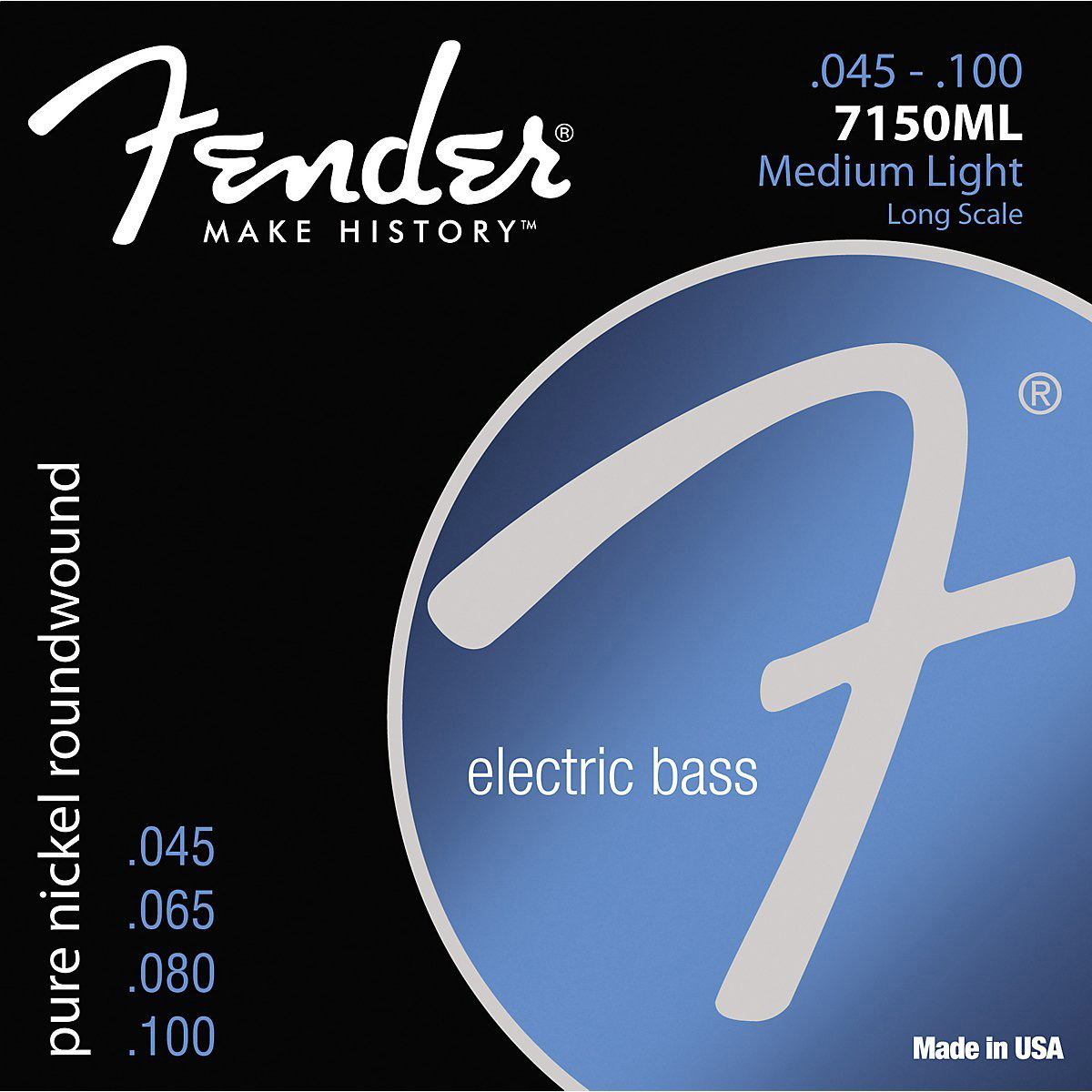 

Fender Original 7150ML Medium Light Electric Bass Guitar Strings