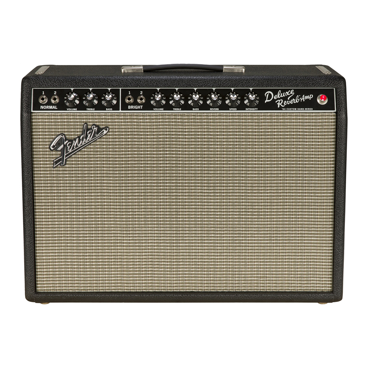 

Fender '64 Custom Deluxe Reverb 120V Tube Combo Amplifier, Black and Silver