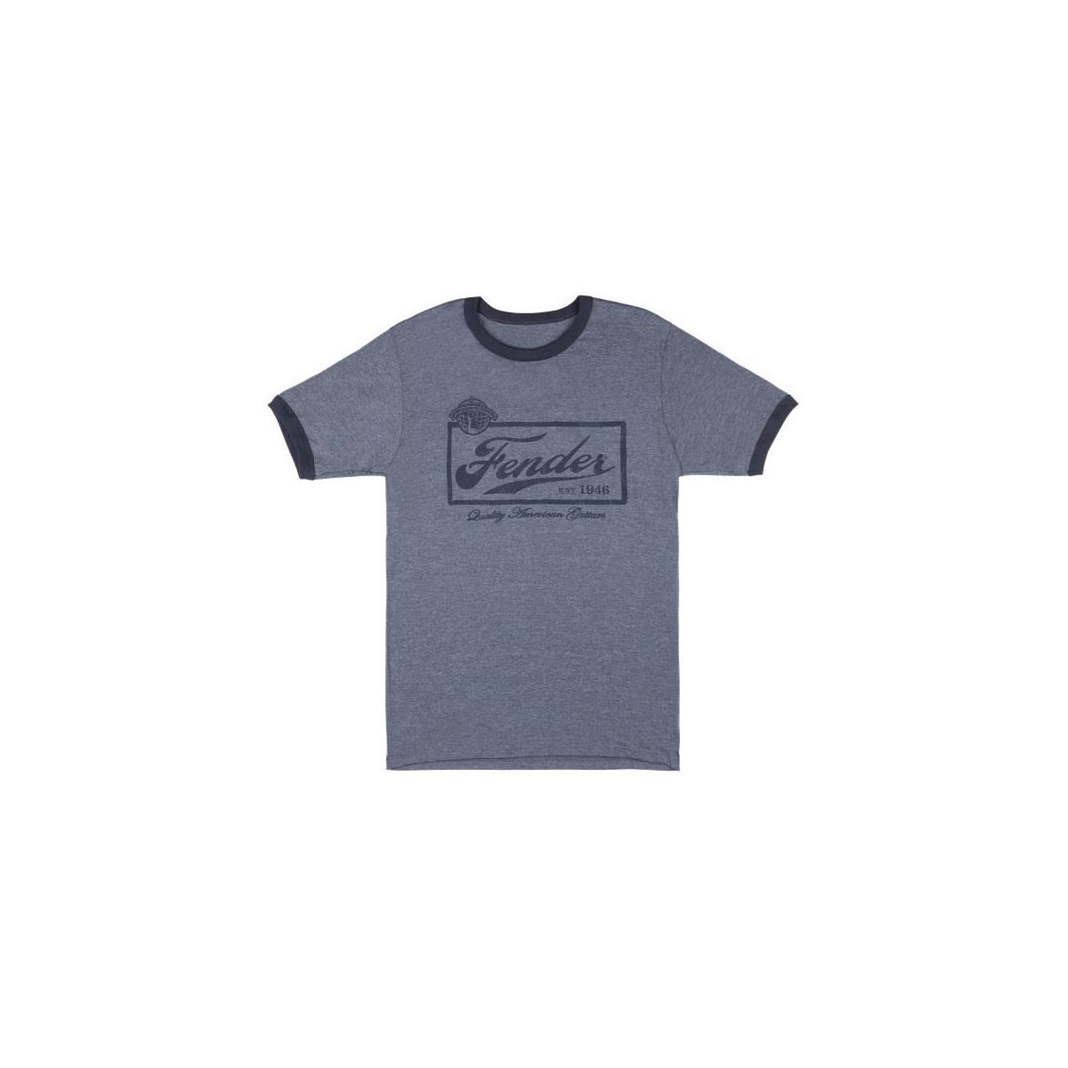 

Fender Beer Label Men's T-Shirt, Small, Blue