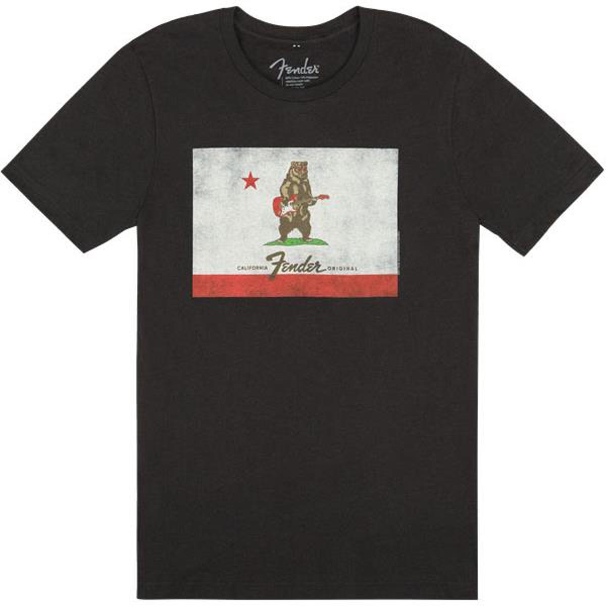 

Fender Bear Flag Men's T-Shirt, X Large, Black