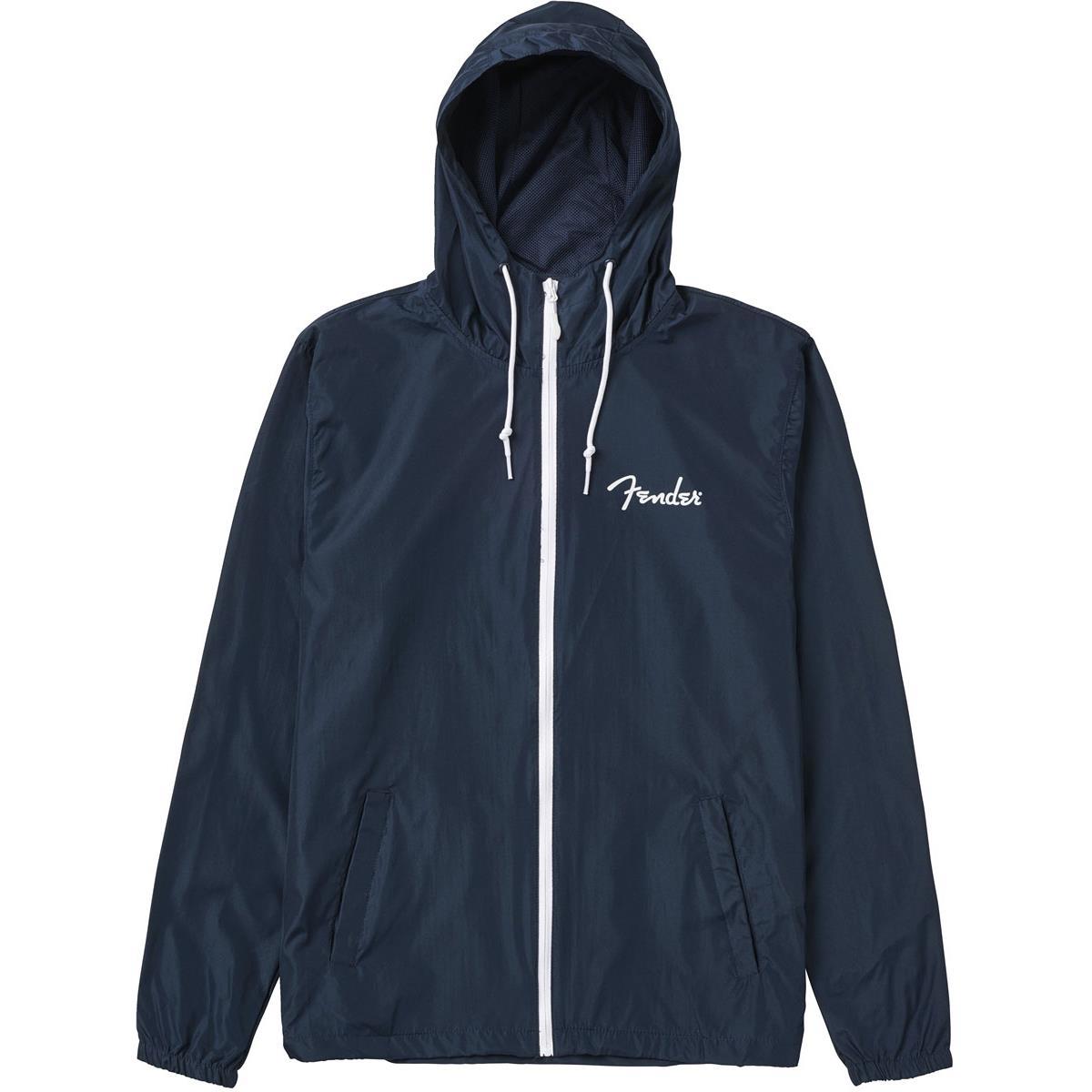 

Fender Spaghetti Logo Windbreaker, Small, Navy