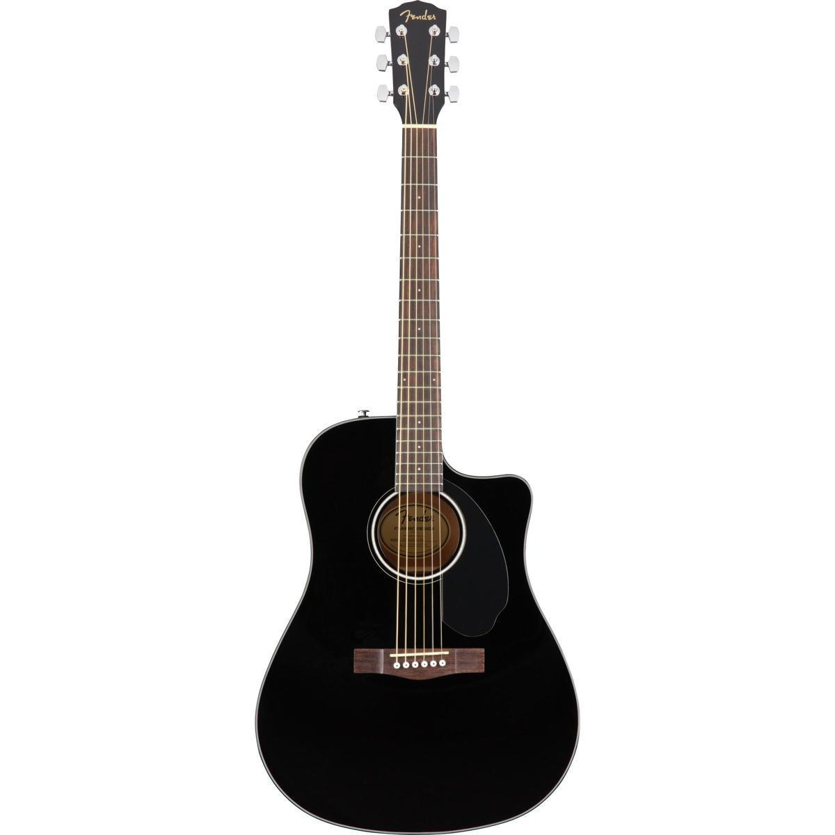 

Fender CD-60SCE Dreadnought Single-Cutaway Acoustic Electric Guitar, Black