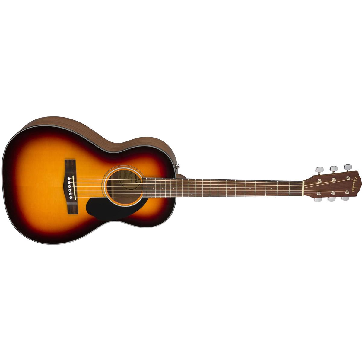 Fender CP-60S Parlor Acoustic Guitar, 3-Color Sunburst -  0970120032