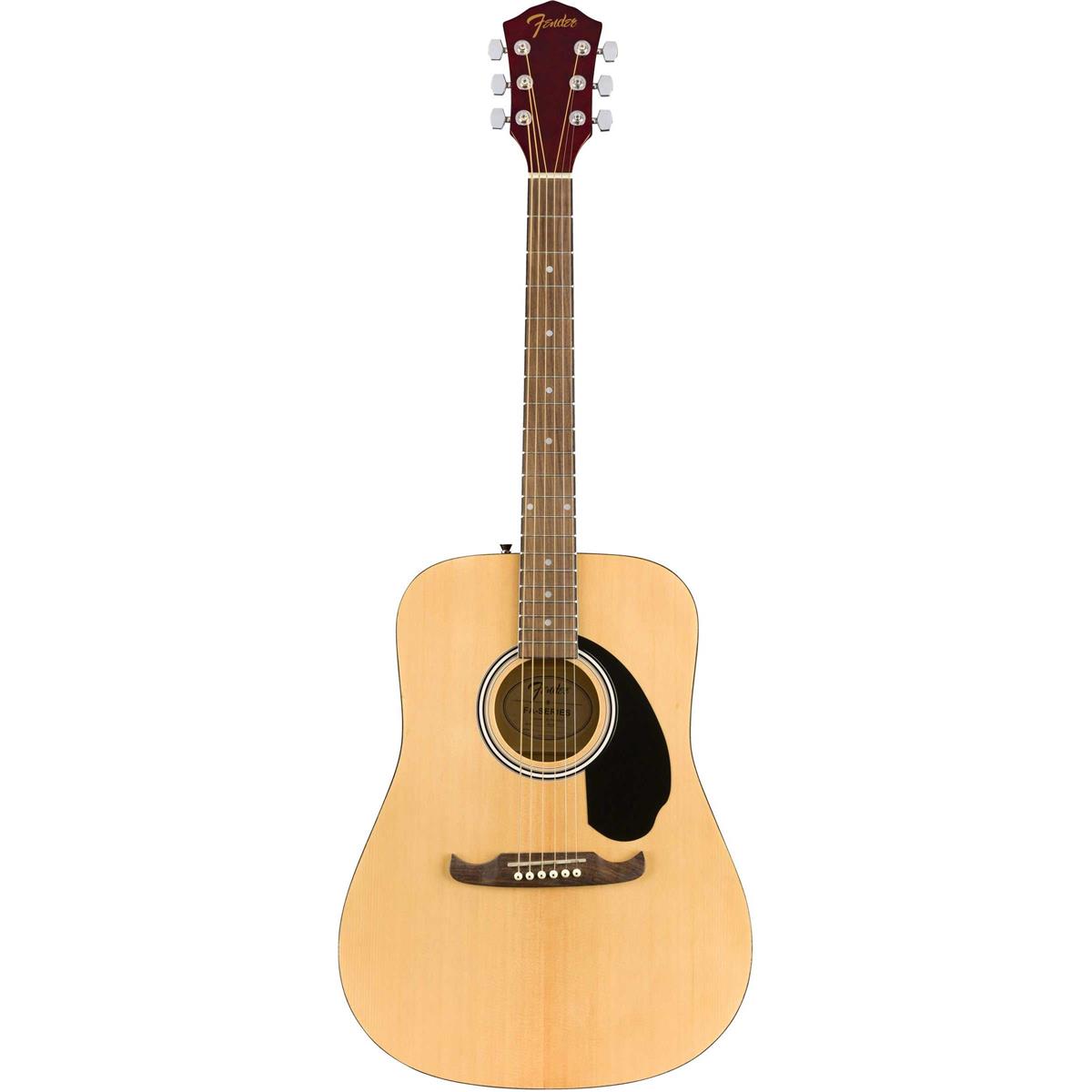 Fender FA-125 Dreadnought Acoustic Guitar with Gig Bag, Natural -  0971210521