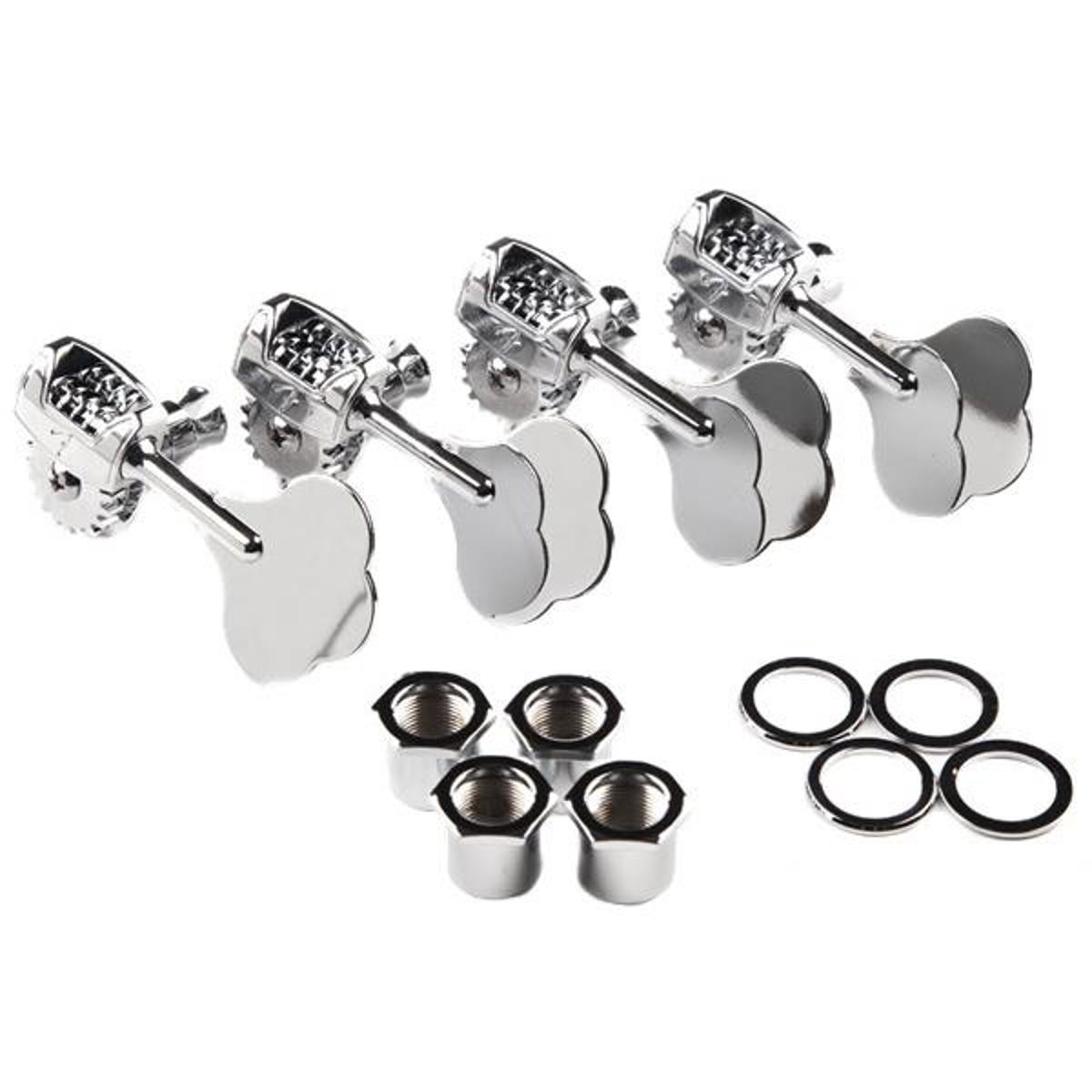 

Fender Deluxe "F" Stamp Bass Tuning Machines, Set of 4, Chrome