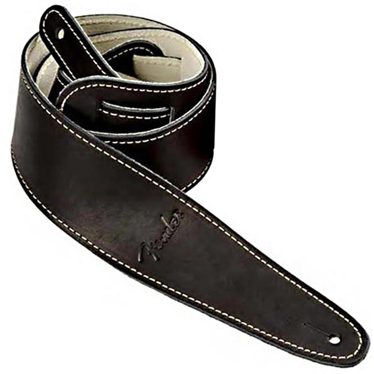 

Fender Ball Glove Leather Guitar Strap, Black