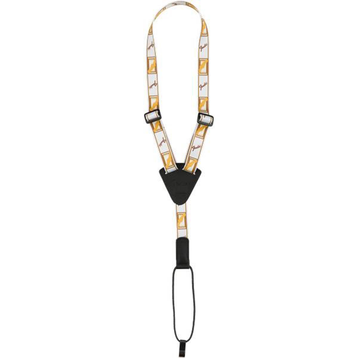 

Fender Mono Ukulele Strap, White/Brown/Yellow
