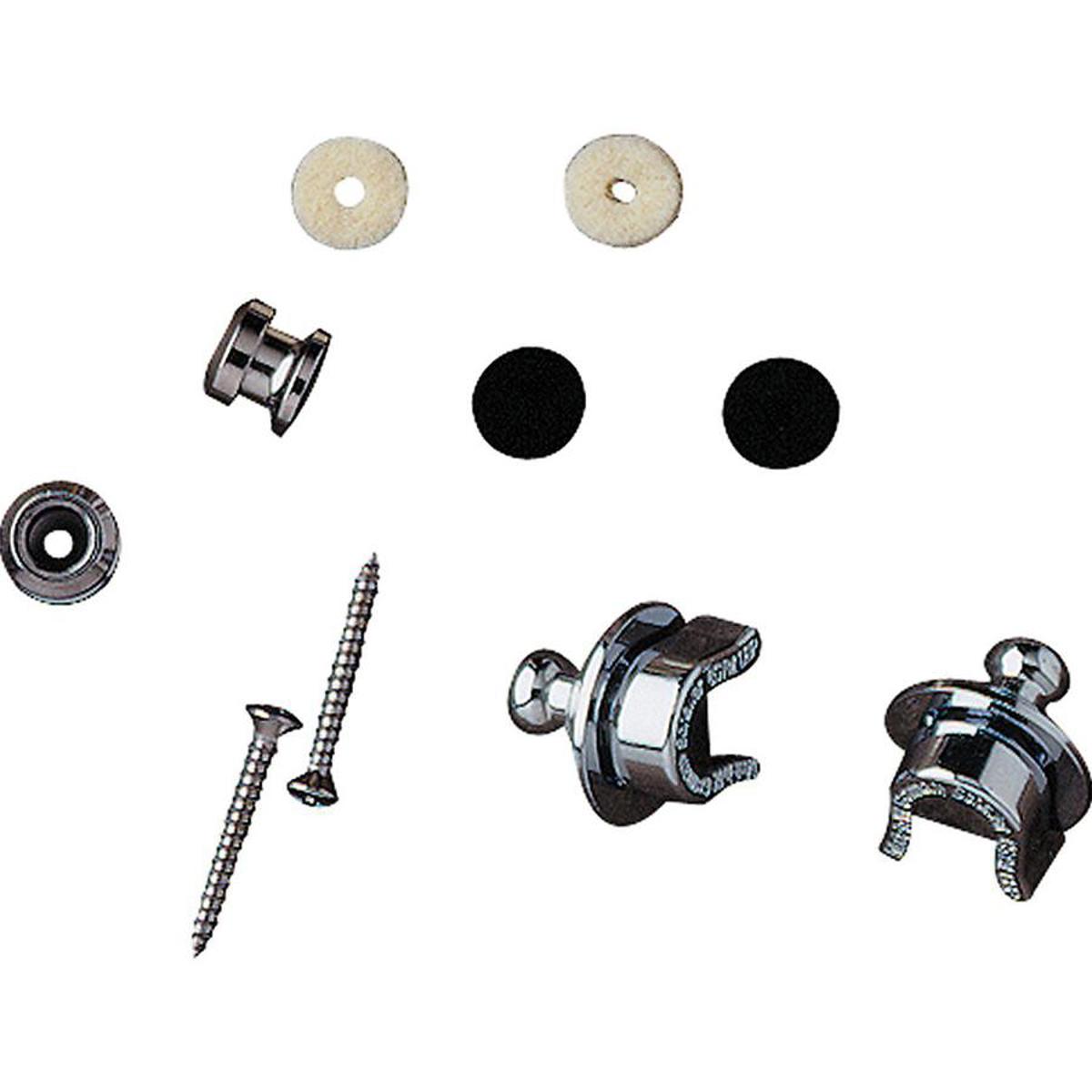 

Fender Schaller Strap Locks for Guitars and Basses , Set of 2, Chrome