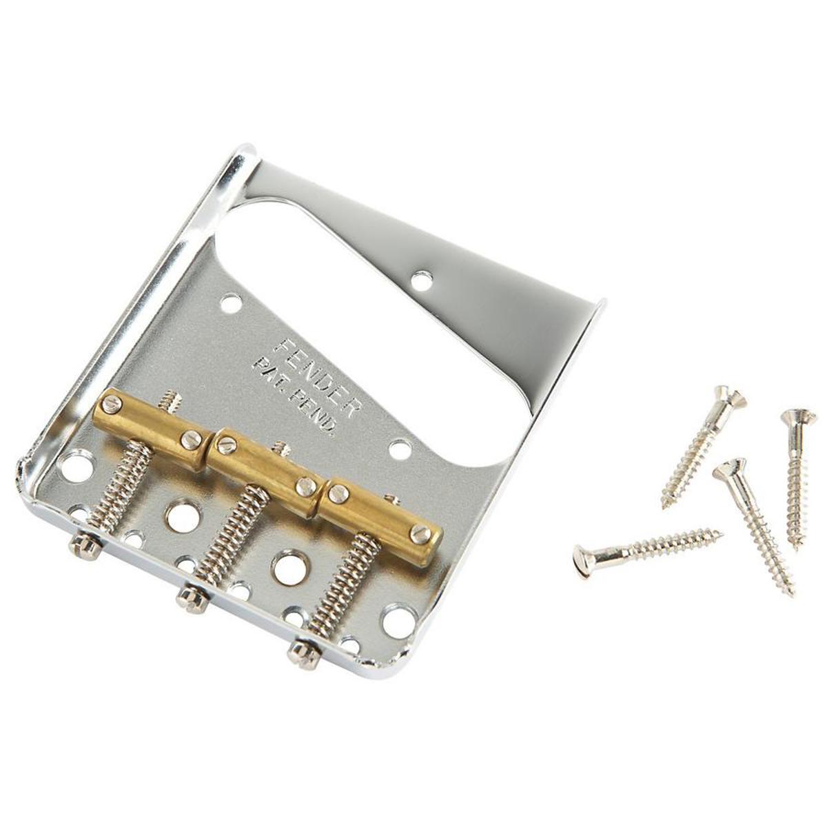 

Fender 3-Saddle American Vintage Telecaster Bridge Assembly, Chrome