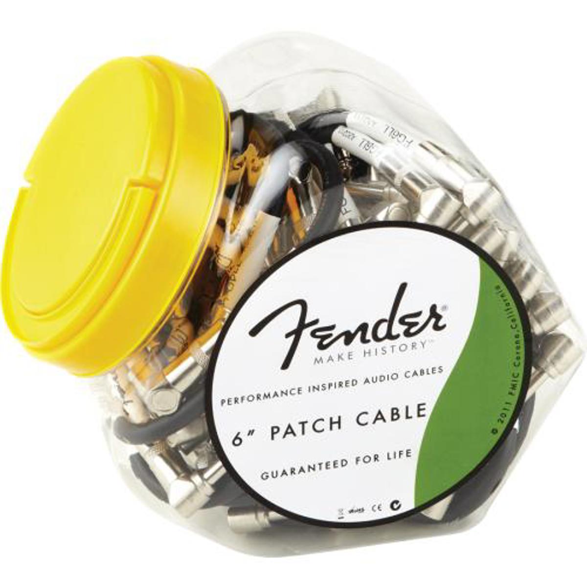 

Fender Performance Series 6" Instrument Patch Cables, Bowl of 40