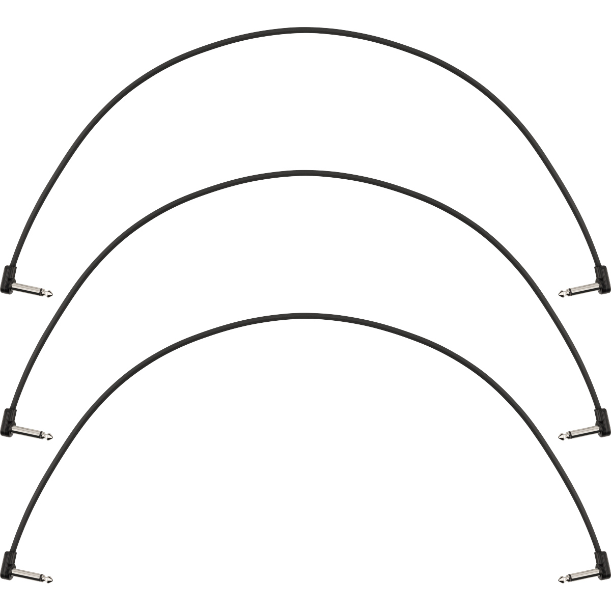 

Fender Blockchain Right Angle Patch Cable, 3-Pack 24"