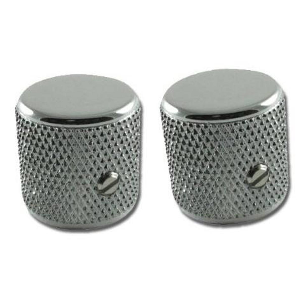 

Fender Telecaster-Precision Bass Knurled Control Knobs, Set of 2, Chrome