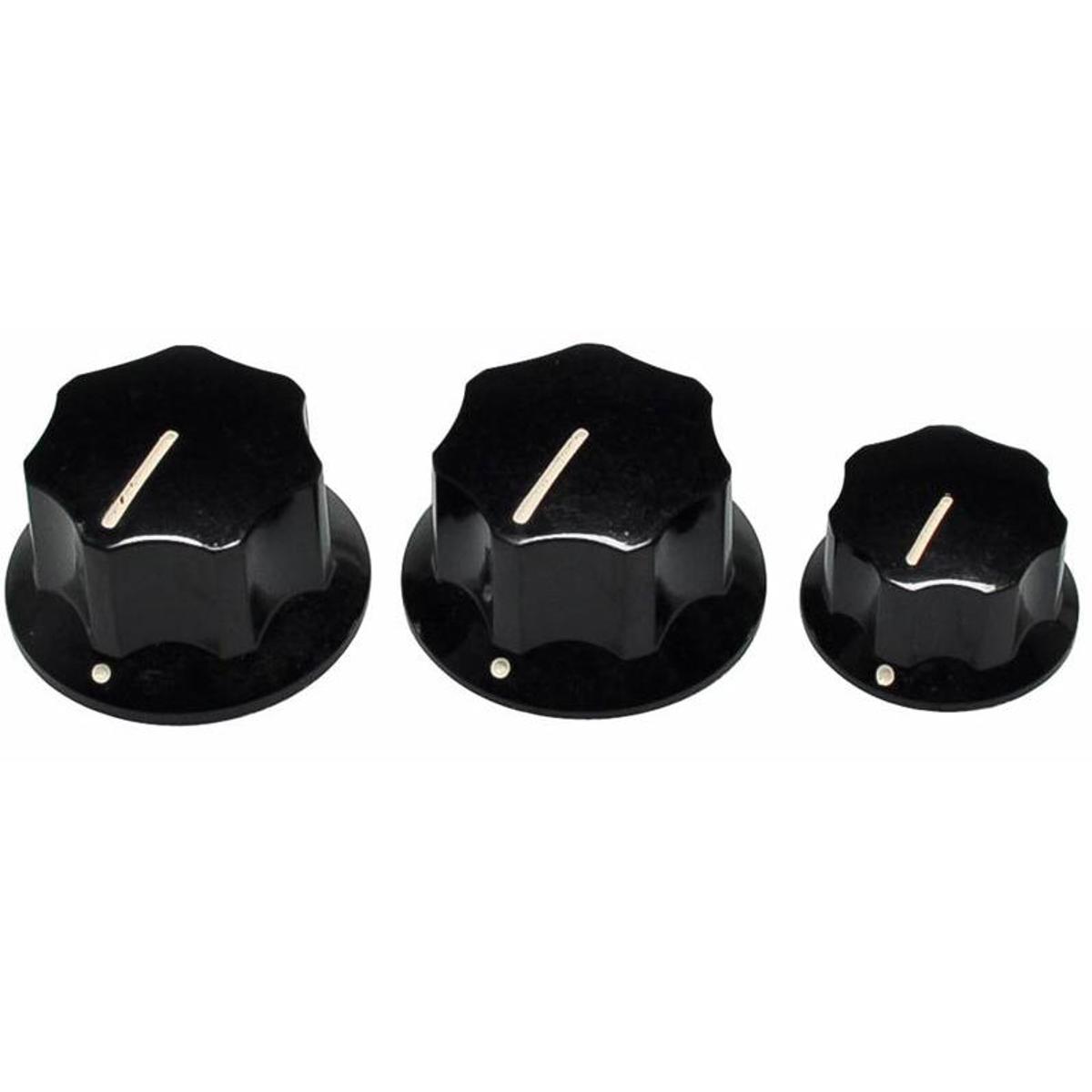 

Fender Jazz Bass Control Knobs, Set of 3 (2 Large, 1 Small)