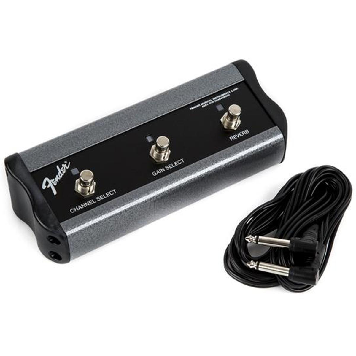 

Fender 3 Button Footswitch: Channel/Boost/Reverb, 1/4" Connector