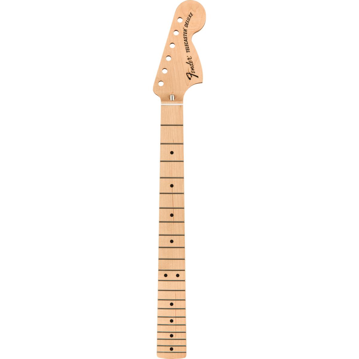 Кленовый гриф Fender С-образной формы с креплением на 3 болта для гитары Telecaster Deluxe 72
