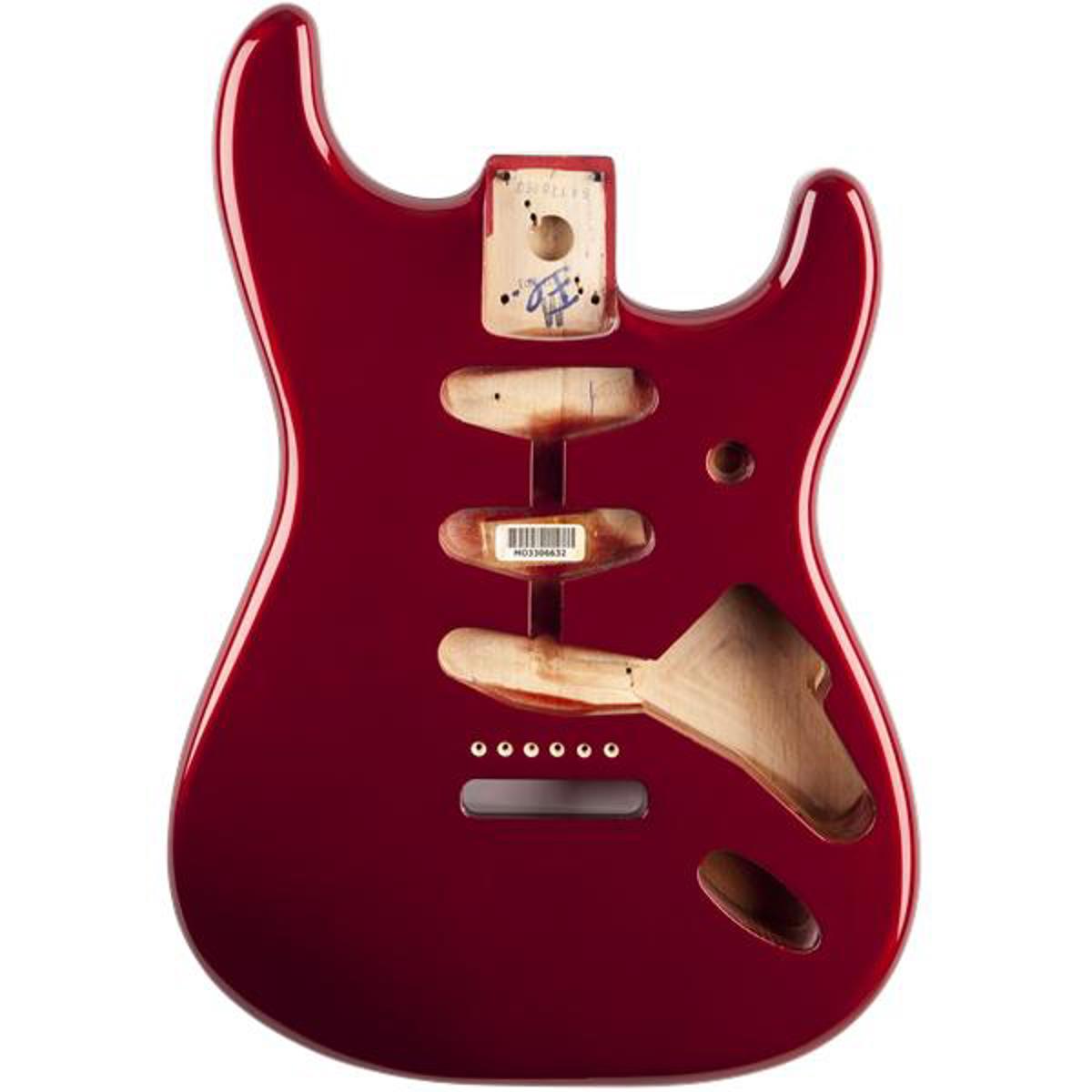 

Fender Stratocaster SSS Alder Body with Vintage Bridge Mount, Candy Apple Red