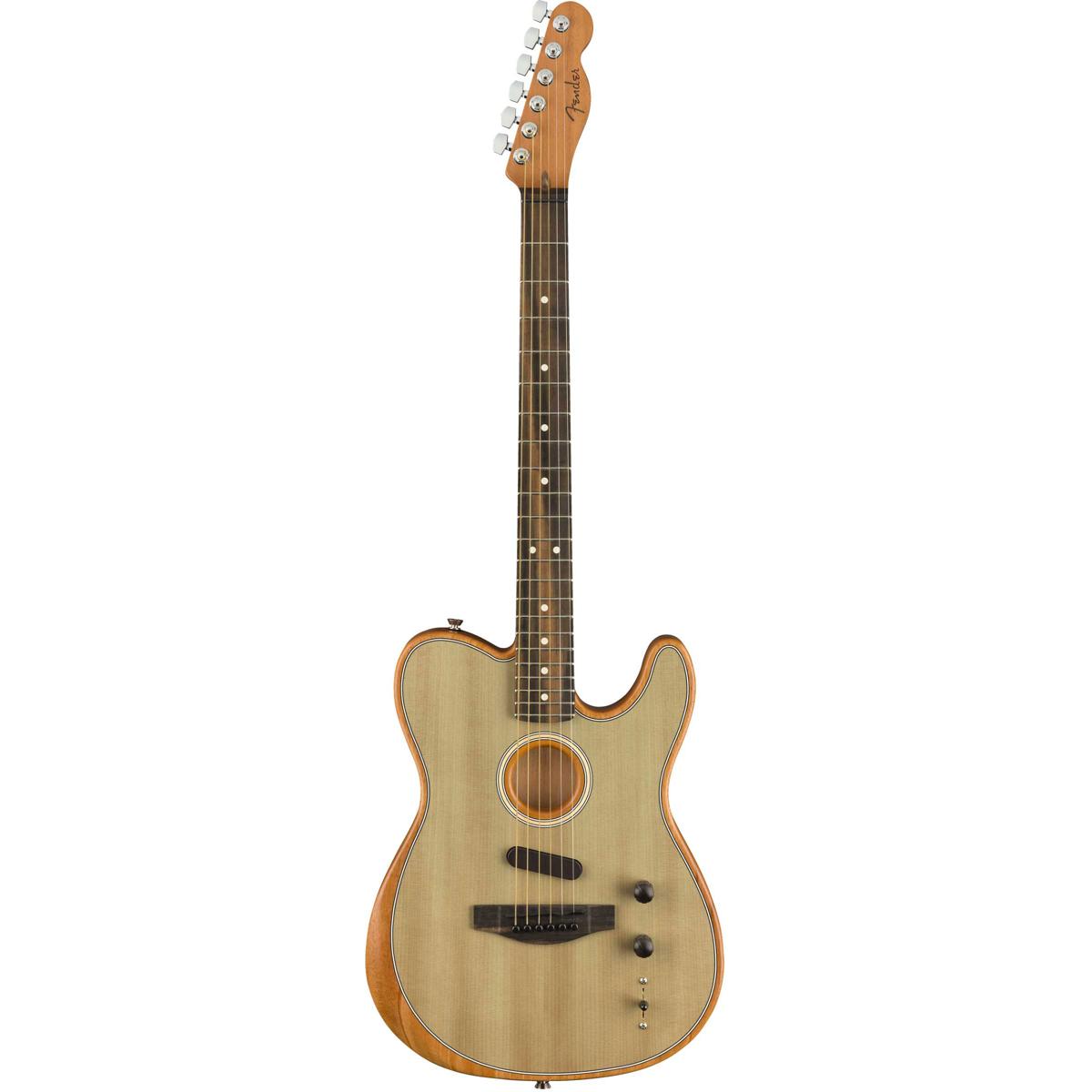 

Fender American Acoustasonic Telecaster Electric Guitar w/Gig Bag, Sonic Gray