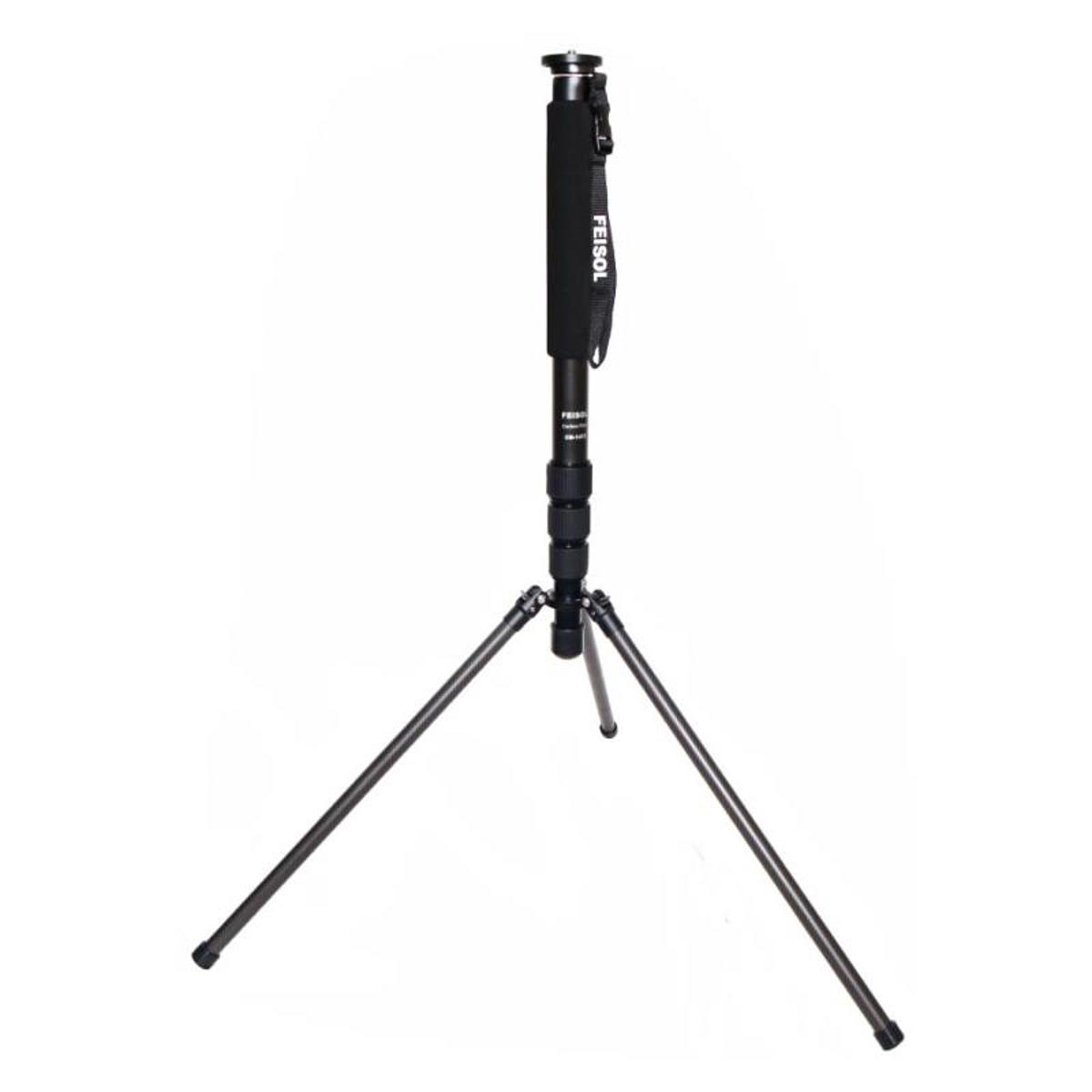 

Feisol CM-1473 Rapid Four-Section Carbon Fiber Monopod with 3 Support Legs