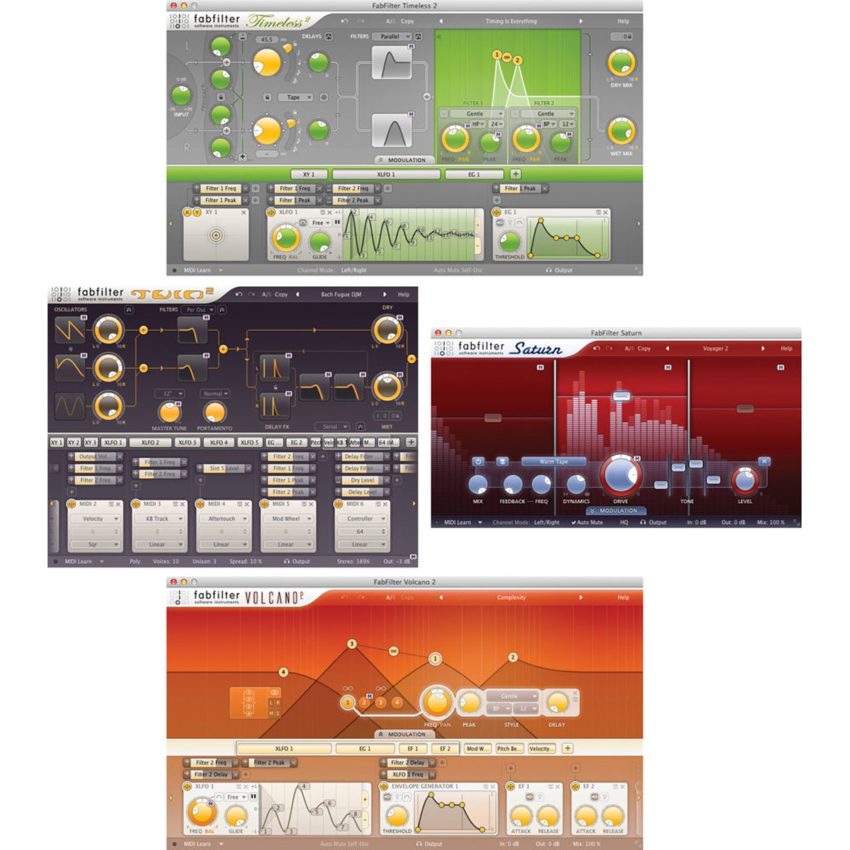 

FabFilter Creative Software Plug-In Bundle, Electronic Download