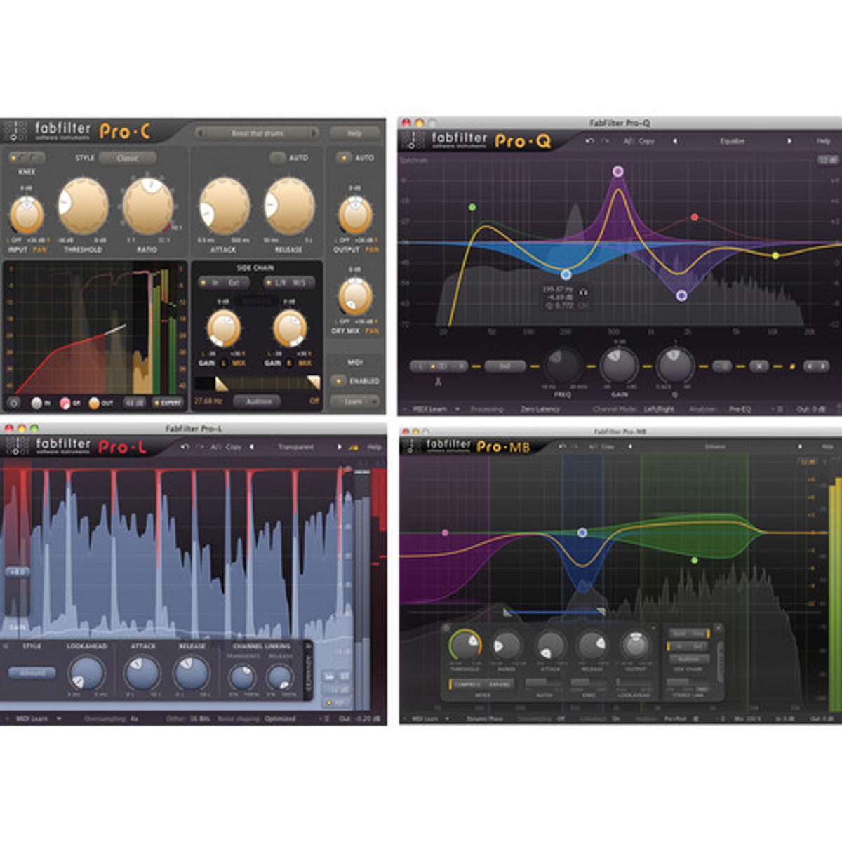 

FabFilter Mastering Software Plug-In Bundle, Electronic Download