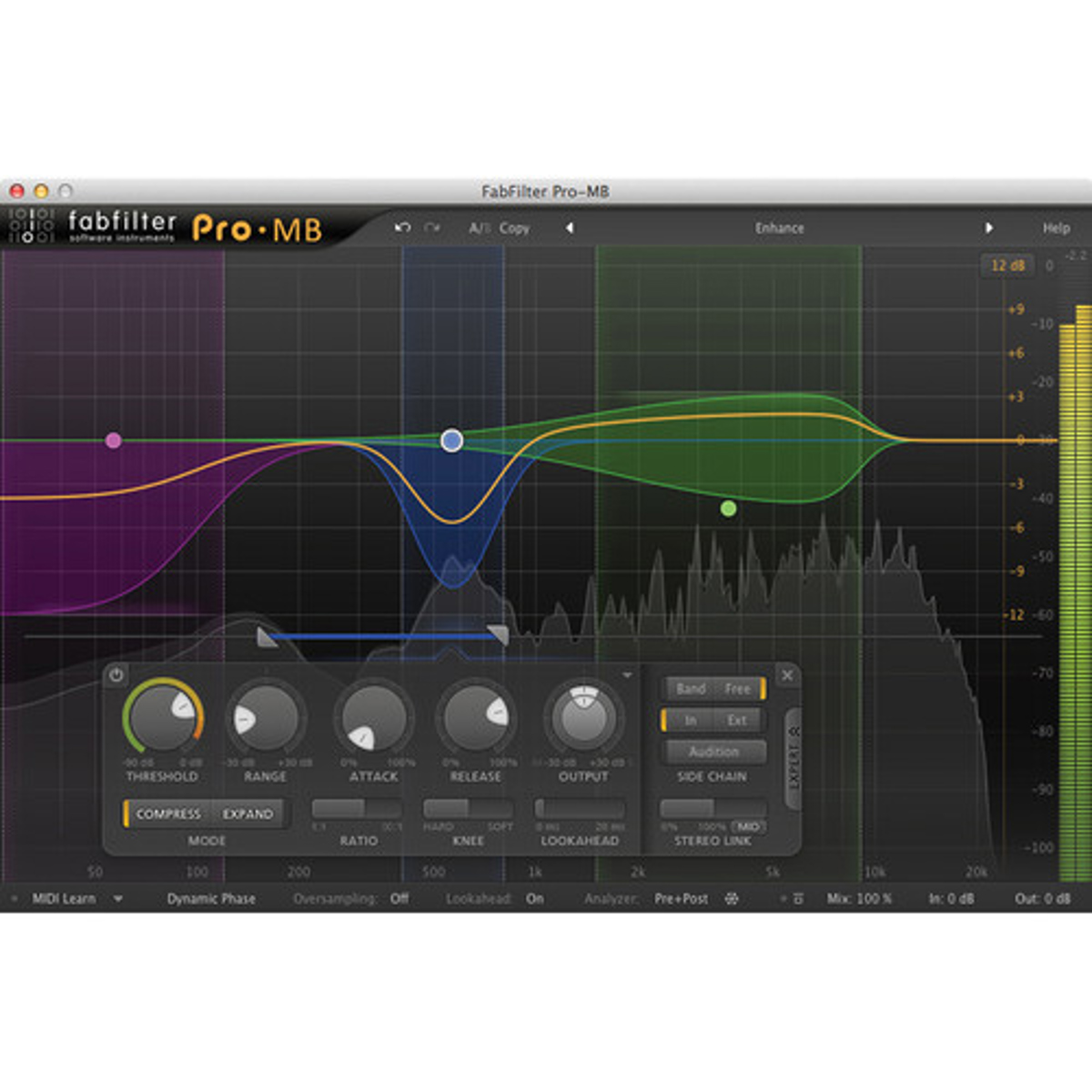 

FabFilter Pro-MB Multiband Dynamics Software Plug-In, Electronic Download