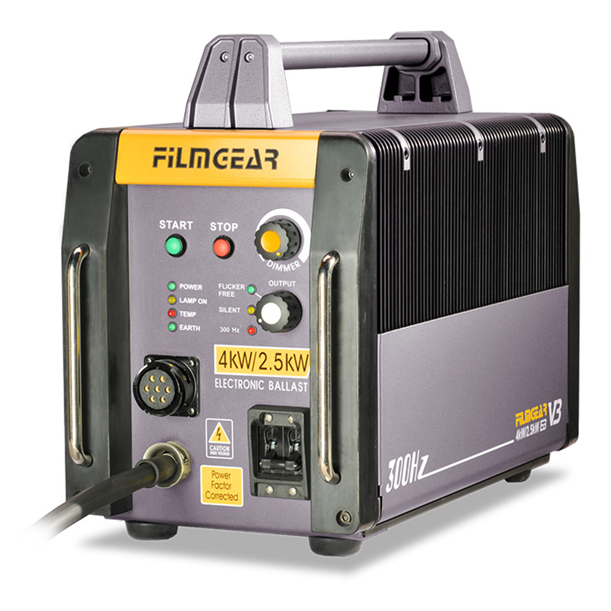 

Film Gear 4kW/2.5kW Electronic Ballast V3 with PFC, 300Hz
