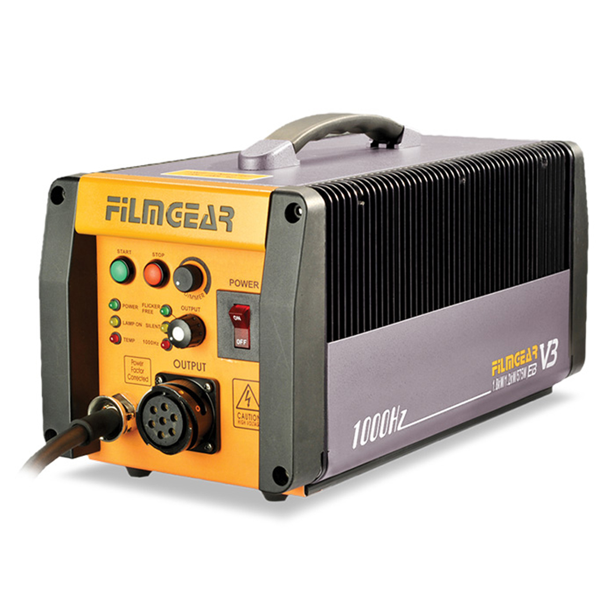 

Film Gear 1.8kW/1.2kW/575W Electronic Ballast V3 with PFC & DMX, 1000Hz