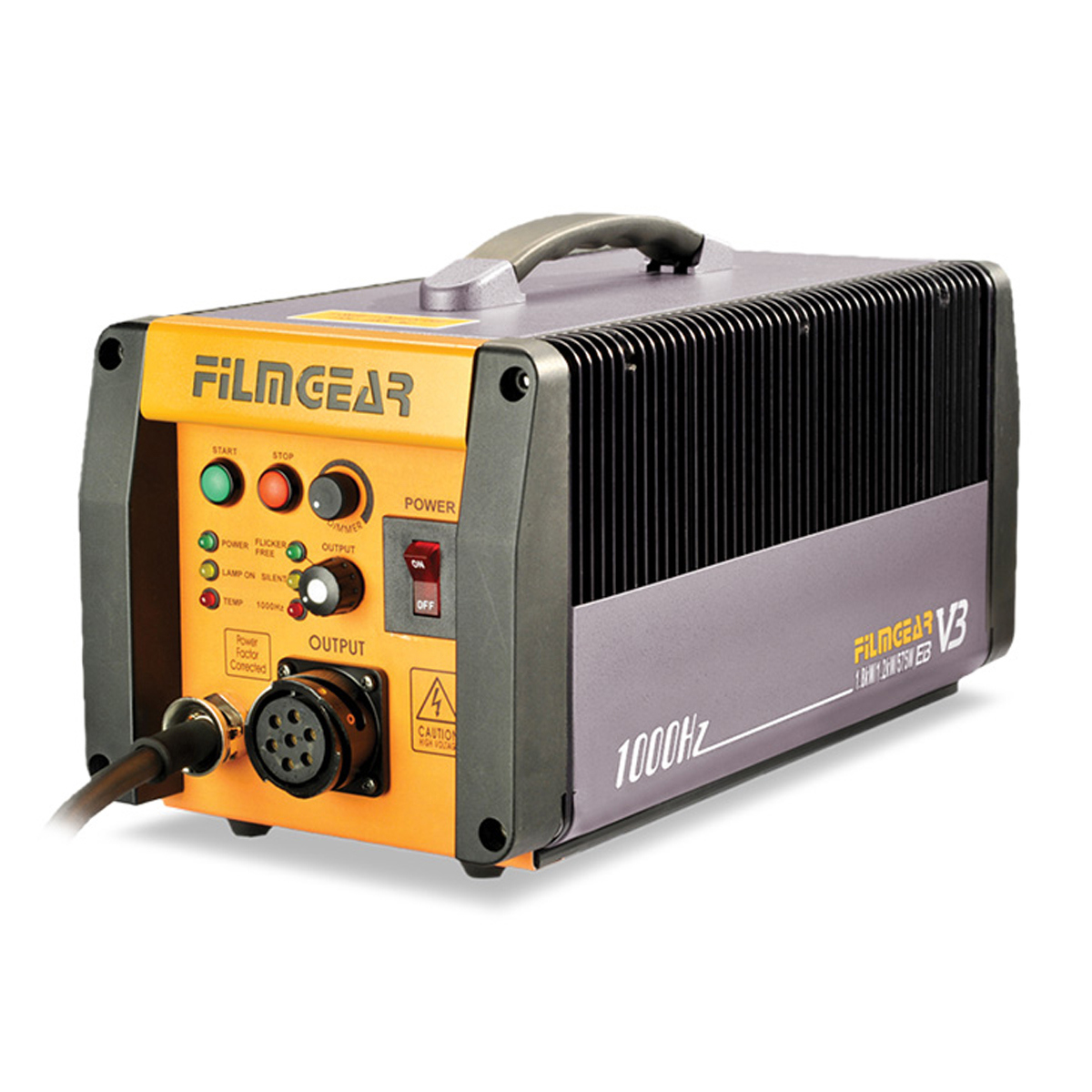 

Film Gear 1.8kW/1.2kW/575W Electronic Ballast V3 with PFC, 1000Hz