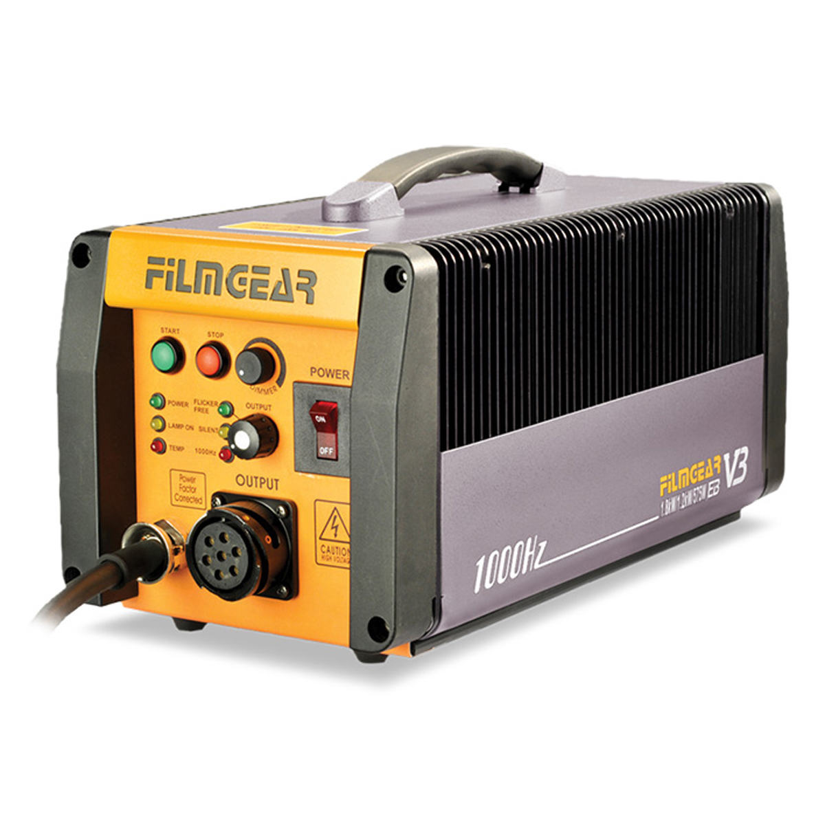 

Film Gear 1.8kW/1.2kW/800W Electronic Ballast with PFC, 1000Hz