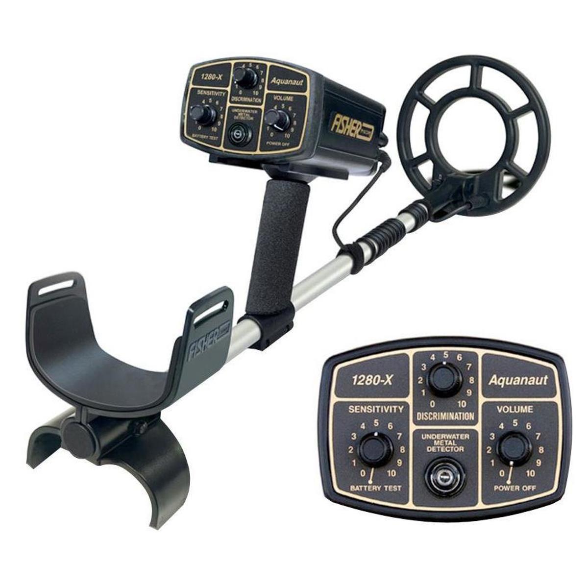

Fisher Research Labs 1280-X Underwater Metal Detector, 10.5" Coil, 2.4kHz
