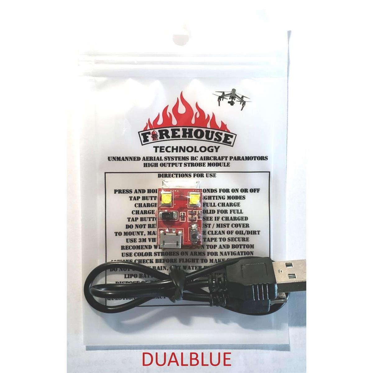 Image of Firehouse Technology Dual Blue Strobe Light