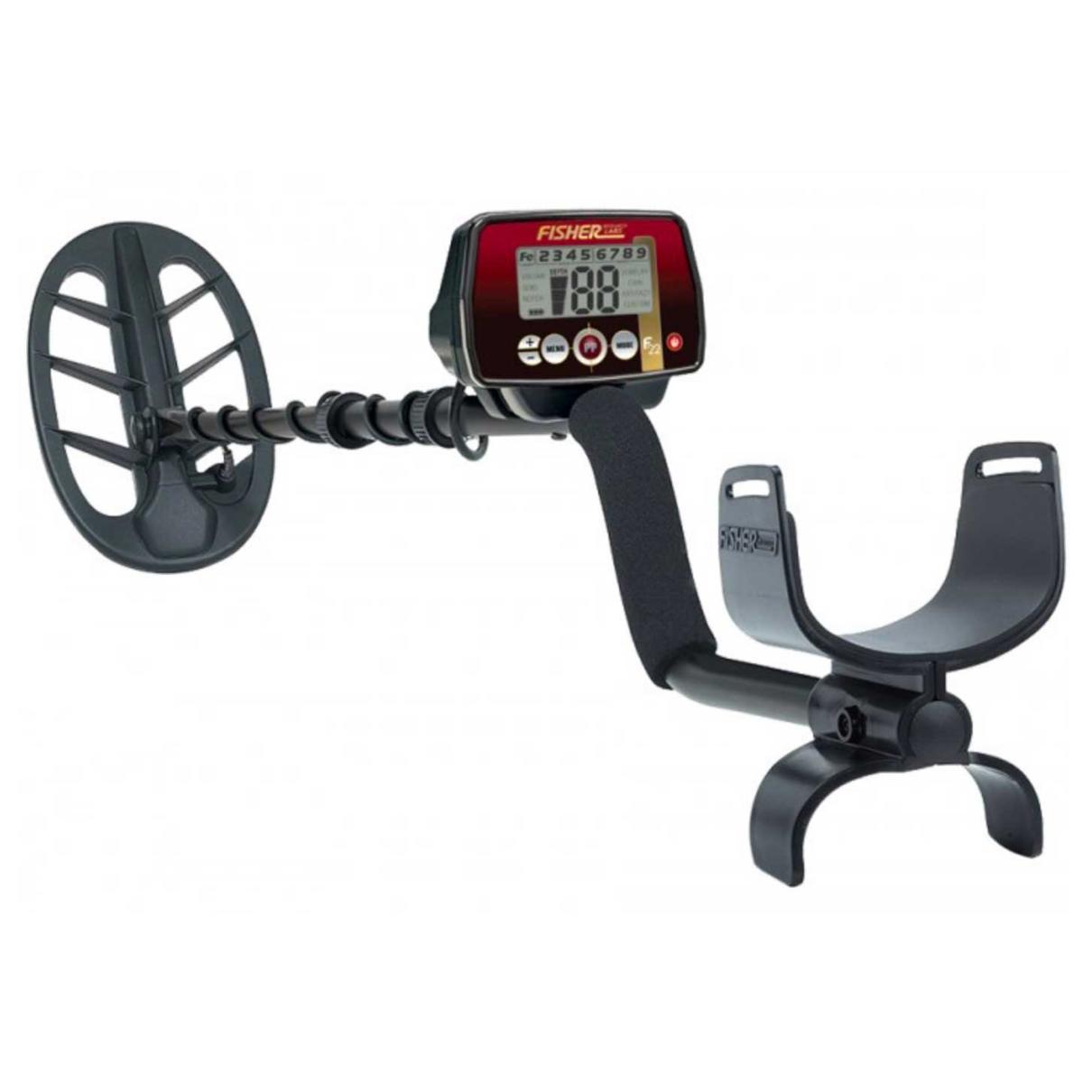 

Fisher Research Labs F22 Weatherproof Metal Detector, 11" DD Coil, 7.69 kHz