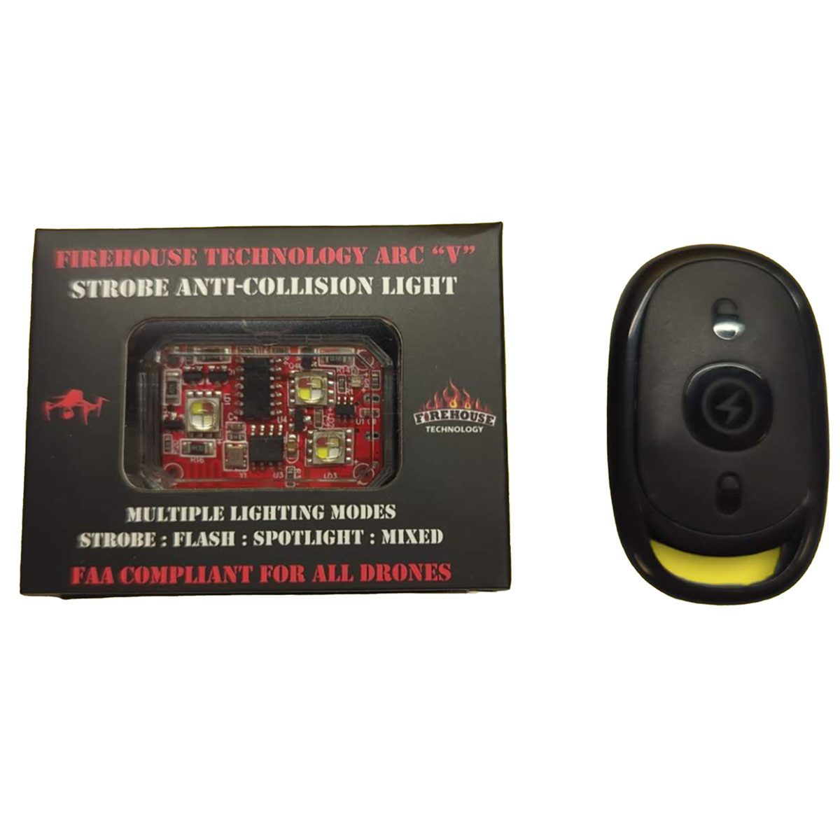 

Firehouse Technology Arc V PRO Multicolor Drone 'Strobe' Anti-Collision Light