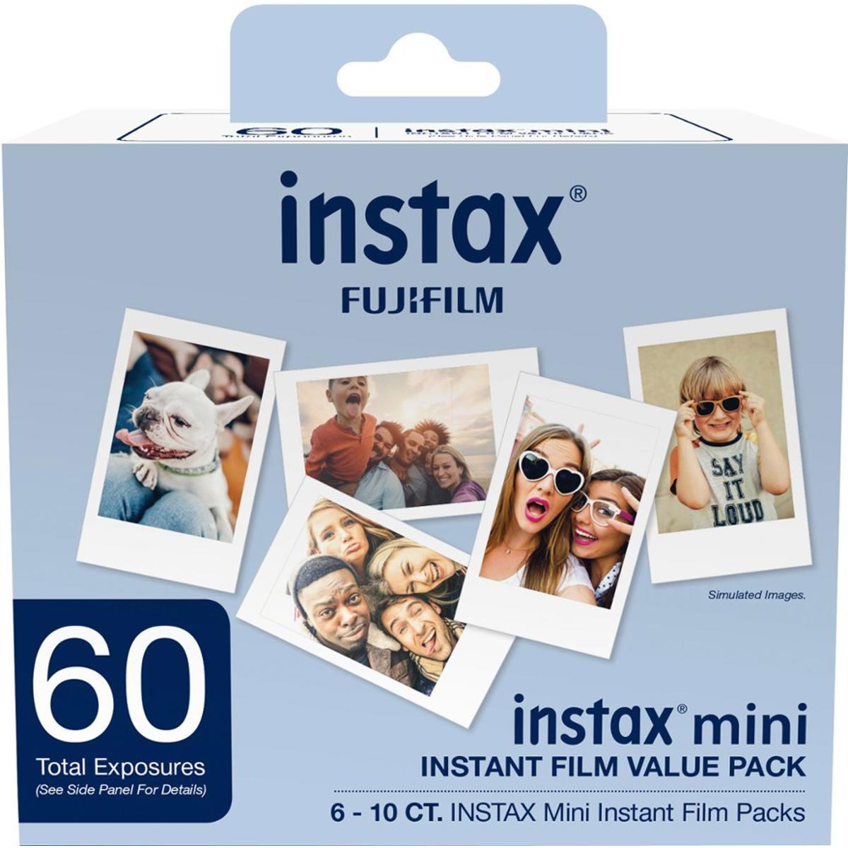 

Fujifilm Instax Mini White Instant Film, 60 Exposures, 3 Packs of 20