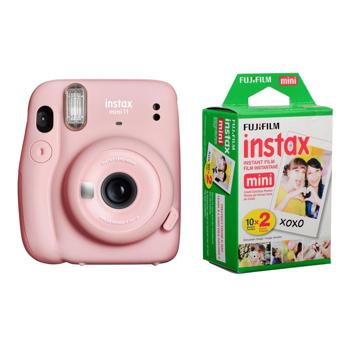 

Fujifilm Instax Mini 11 Instant Film Camera, Blush Pink with 20 Exposures