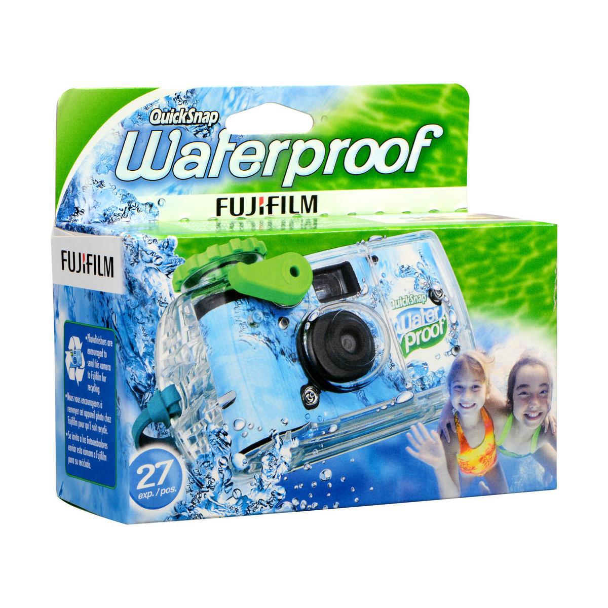 

Fujifilm QuickSnap 800 Waterproof 35mm Disposable Camera 2-PACK + Floating Strap