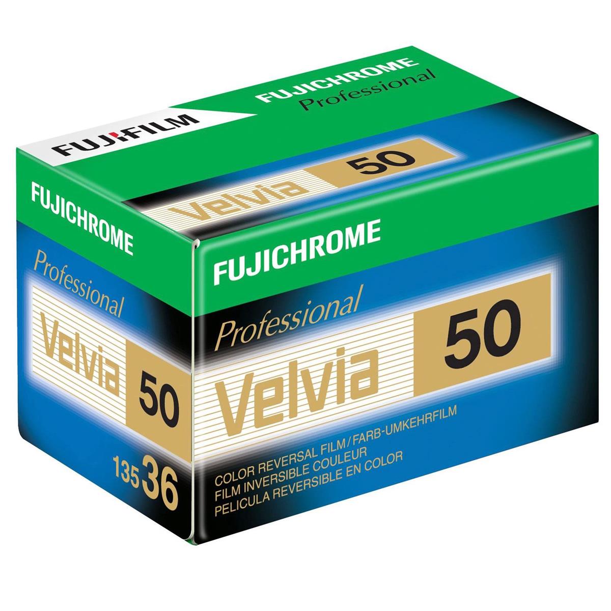 Fujifilm Fuji Velvia RVP 50 35mm Color Slide Film, 36 Exposure -  16329161
