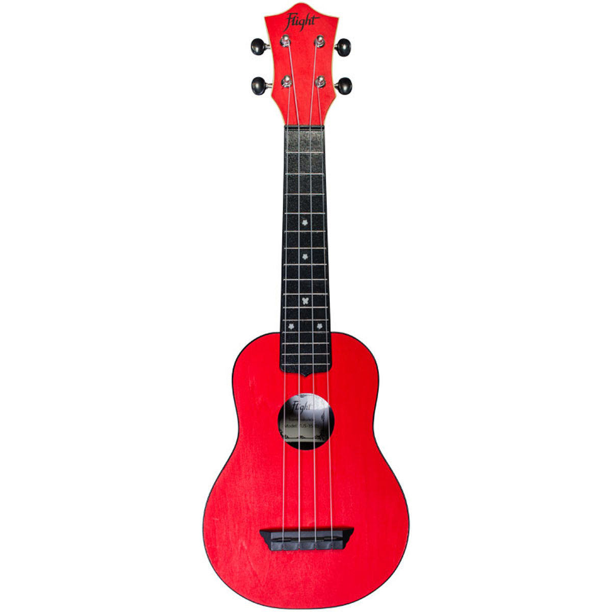 

Flight TUS35 Travel Series Soprano Ukulele with Gig Bag , Red Linden Top