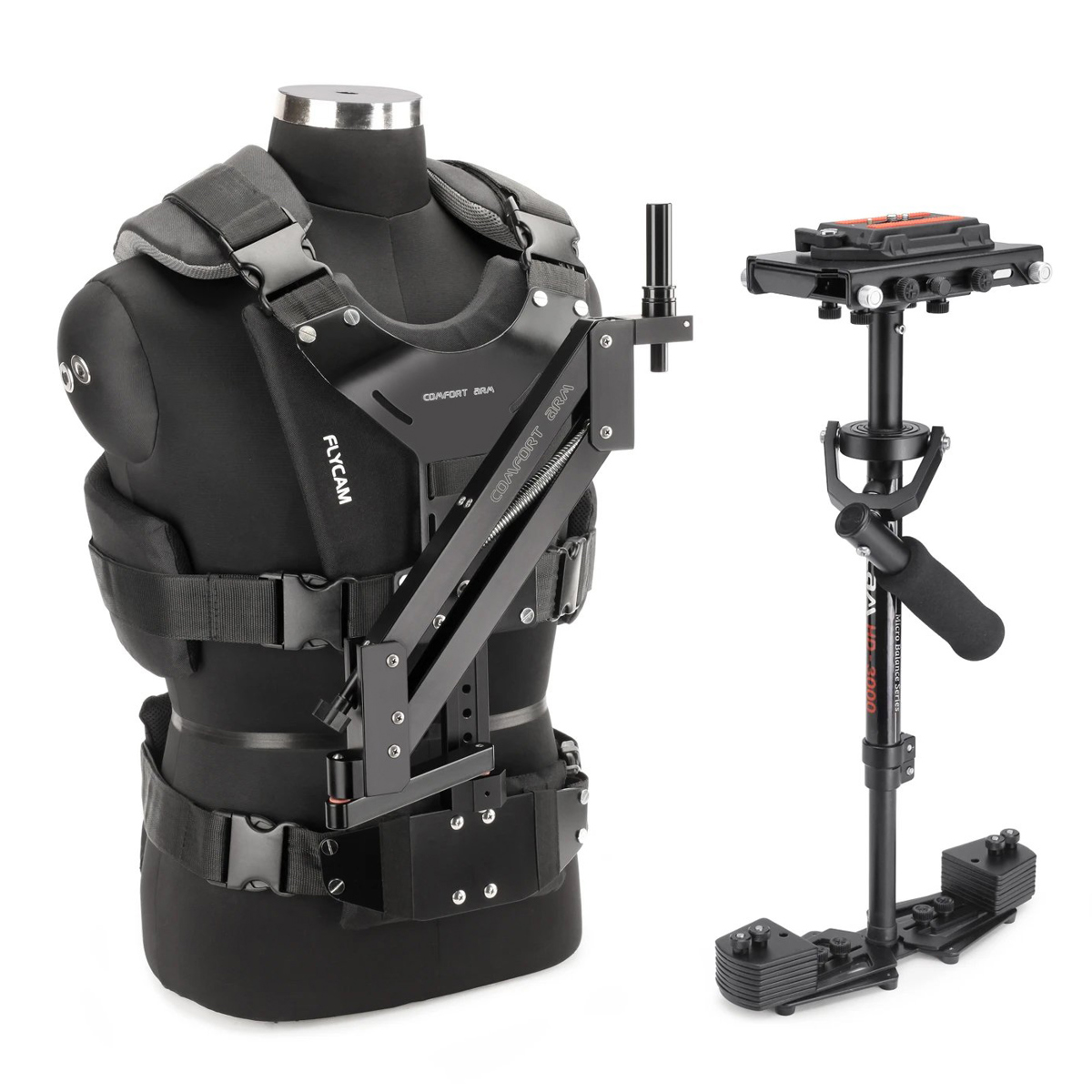 

FLYCAM HD-3000 Camera Steadycam Stabilizer System, Comfort Arm & Vest