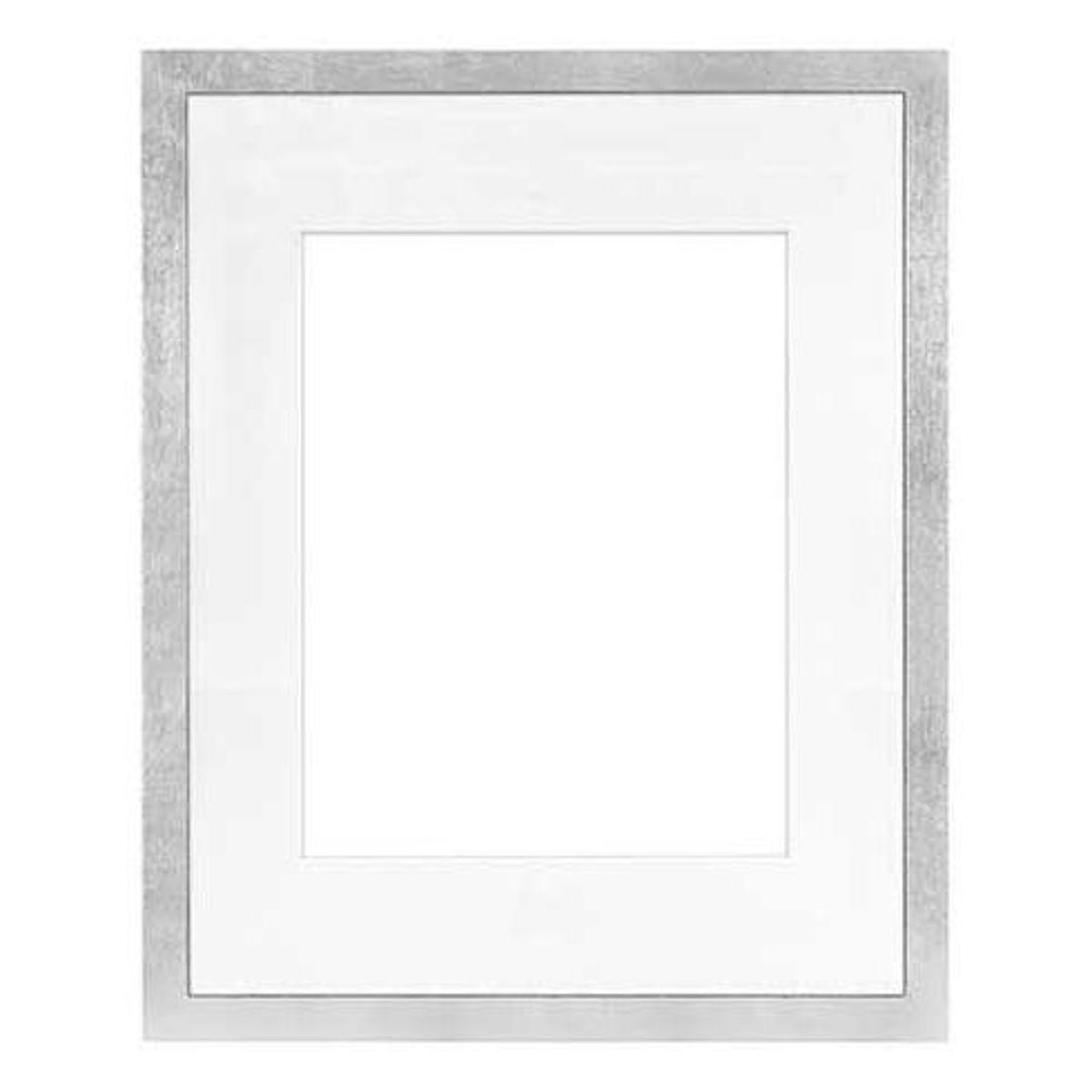 

Framatic Aria Wood Frame for 16x20" Photograph, 1" Profile, Silver