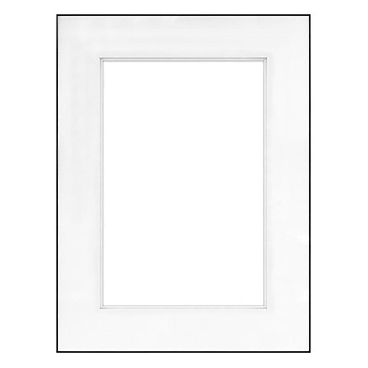

Framatic Fineline 18x24" Aluminum Frame, Shadow Matted for 13x19" Photo, Black