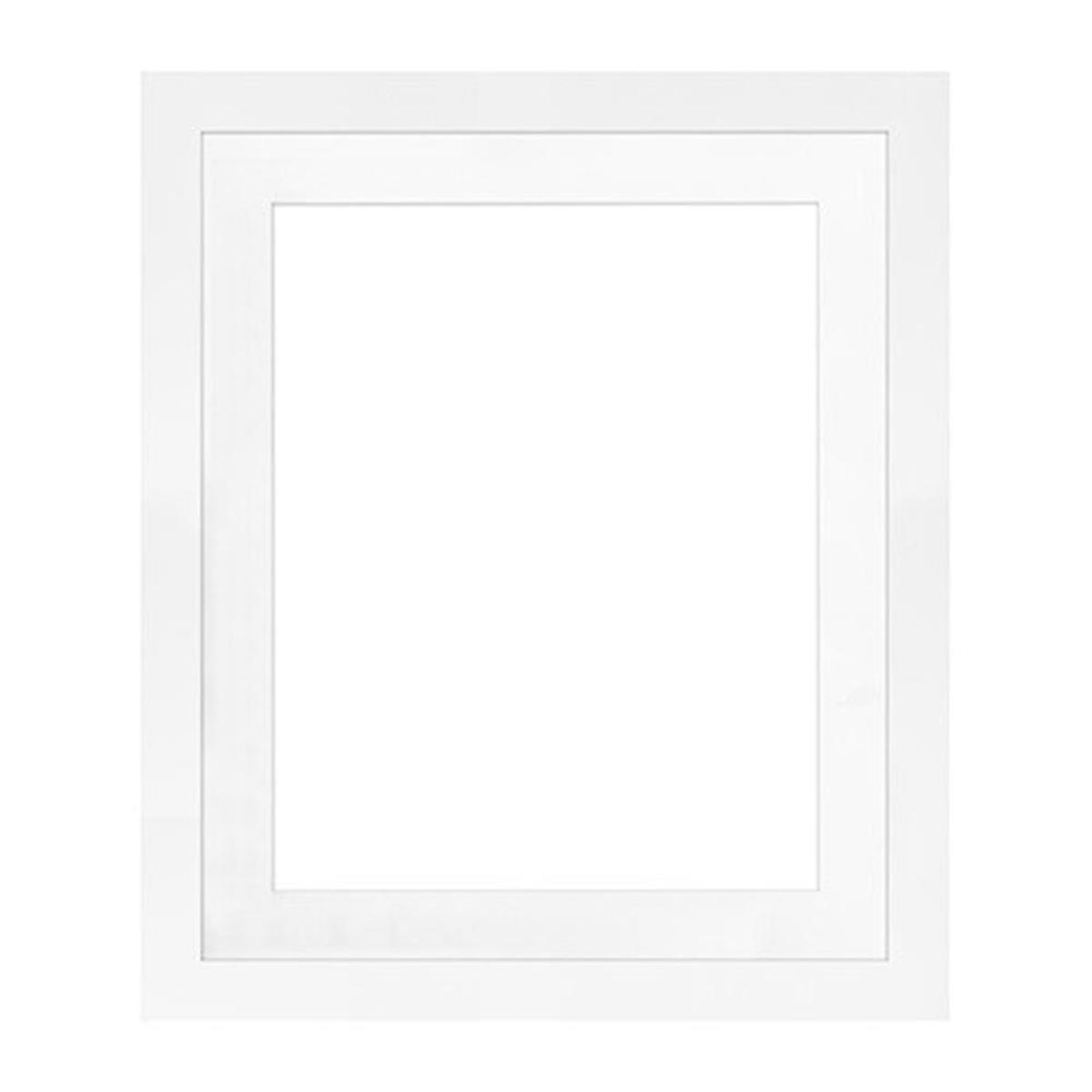 

Framatic Metro Seamless 4x6" MDF Frame Matted for a 4x6" Photograph, White