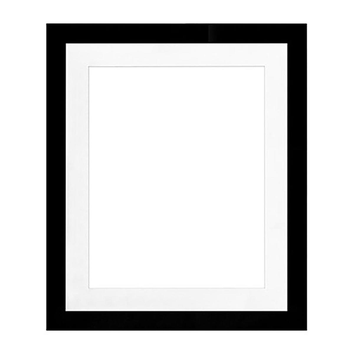 

Framatic Metro Seamless 20x24" MDF Frame Matted for a 16x20" Photograph, Black