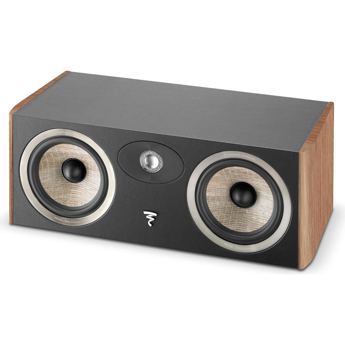 

Focal Aria CC900 2-Way Bass Reflex Center Channel Speaker, Prime Walnut, Single