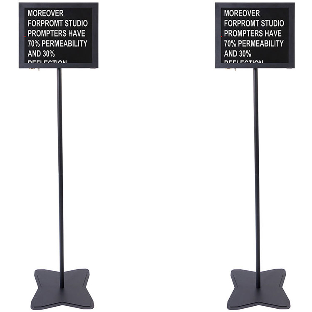 

Fortinge Dual PRO Series 15" High Brightness Meeting Teleprompter Set, 1024x768