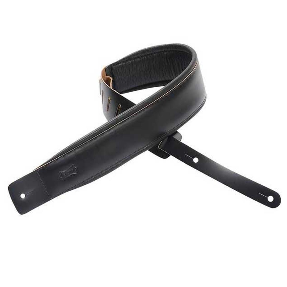 

Format Standard 3" Wide Genuine Leather Guitar Strap, Black