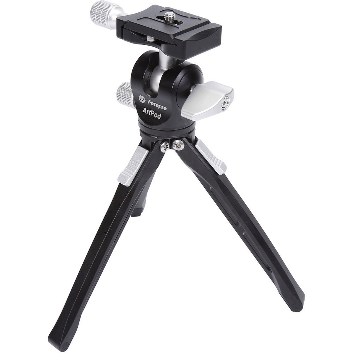 Image of FotoPro Artpod Mini Classic Aluminum Tripod with Leather Bag